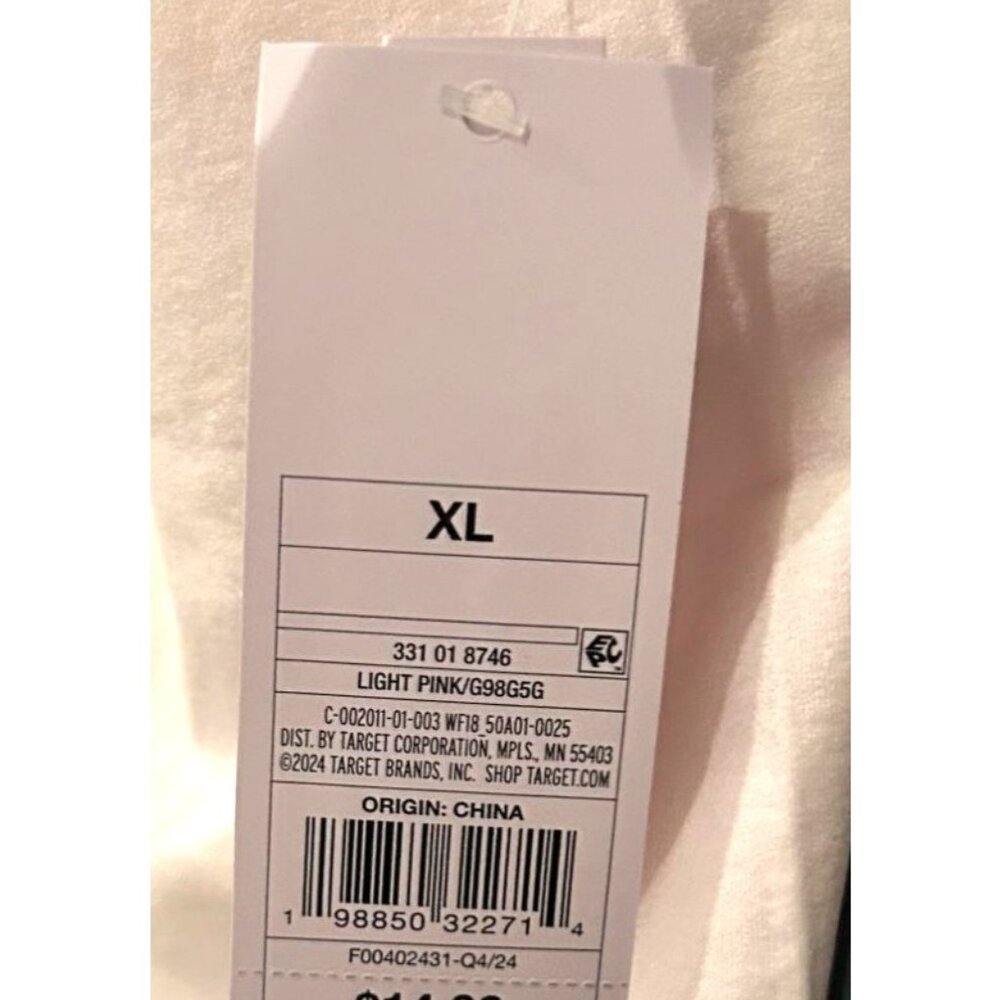 NWT Women's XL Cap Sleeve Seamless Top by Wild Fable, Pink MSRP $14 - Picture 2 of 3